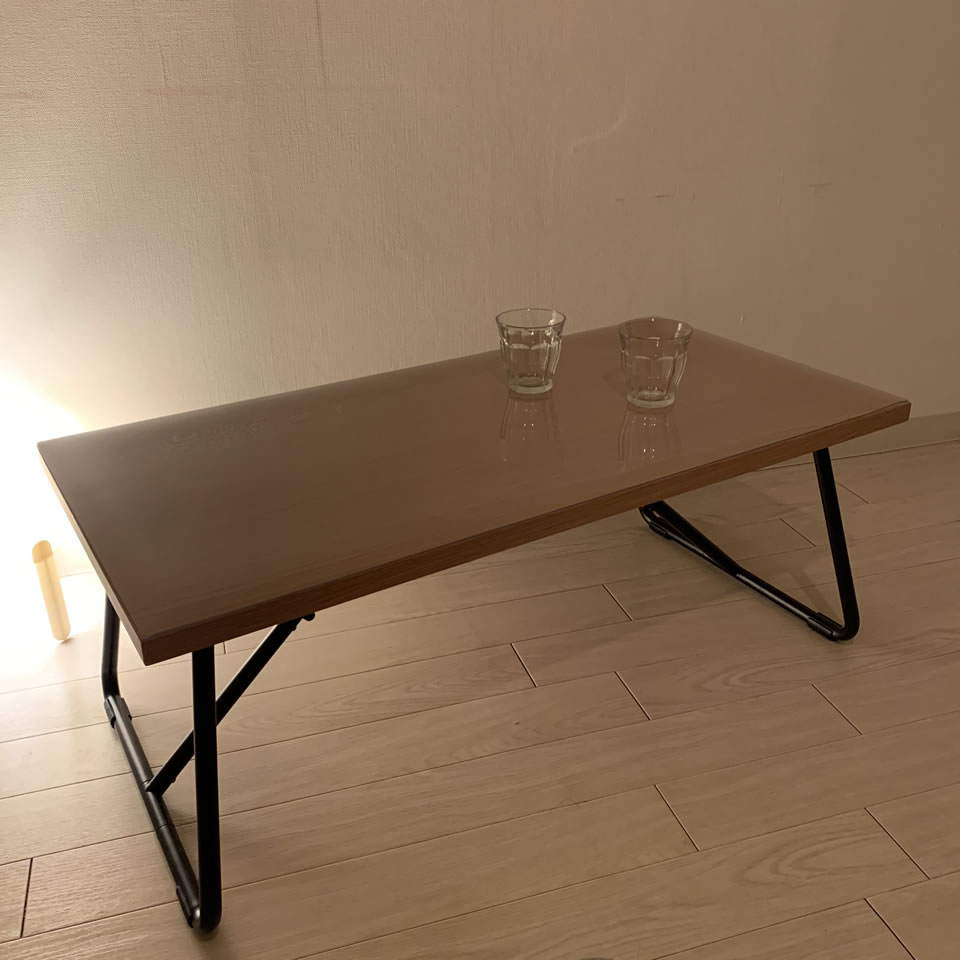新作特価セール 無印 折り畳みローテーブル 90cm | tonky.jp