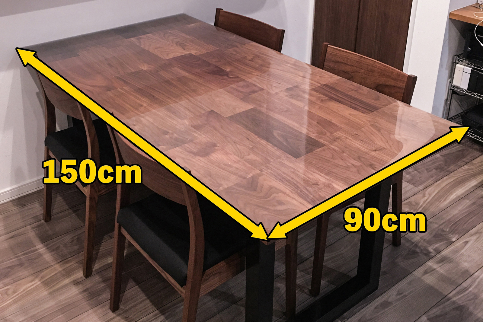 テーブルマット 透明 テーブルクロス ビニールマット ダイニングテーブルマット テーブルマット匠（たくみ） 変形（2mm厚） 100×100cmまで 透明 テーブルマット テーブルクロス デスクマット 防縮 アルコール 